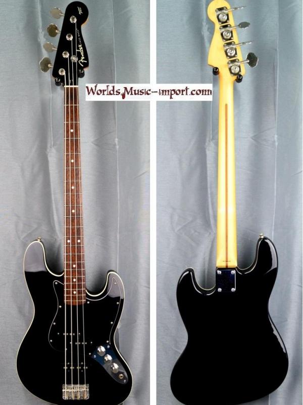 VENDUE... FENDER Jazz Bass Aerodyne AJB-Deluxe Black 2010 japon import *OCCASION*