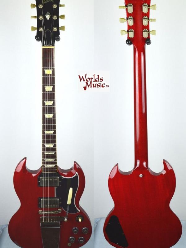 VENDUE... GIBSON SG CLASSIC 61' MAESTRO VIBROLA 1999 Cherry *OCCASION*