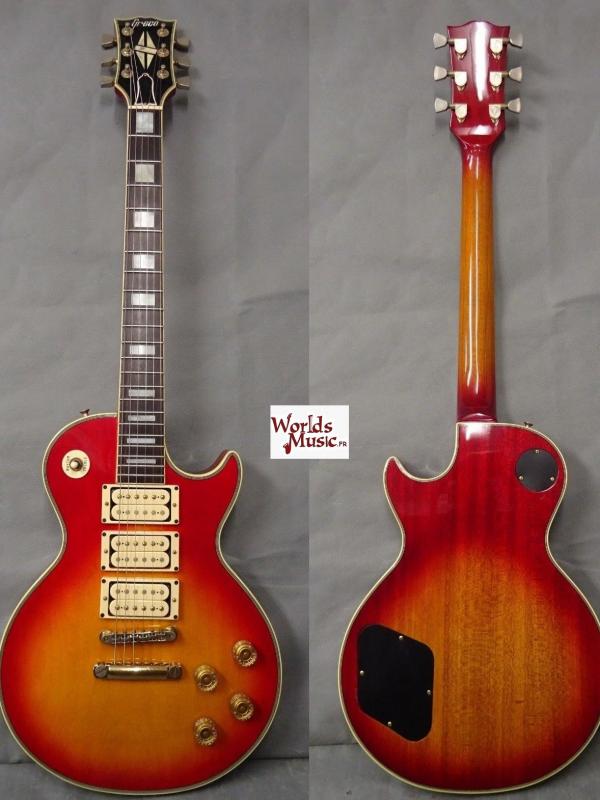 VENDUE... GRECO Les Paul Custom HHH 1980 KISS Ace Budokan Japon *OCCASION*