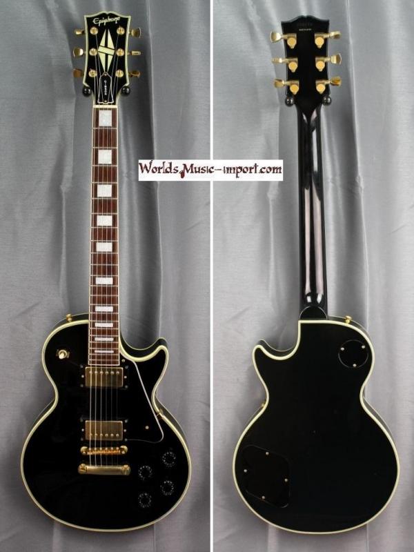 V E N D U E... Epiphone by GIBSON Les Paul Custom Black LPC Japan 2000 import *OCCASION*