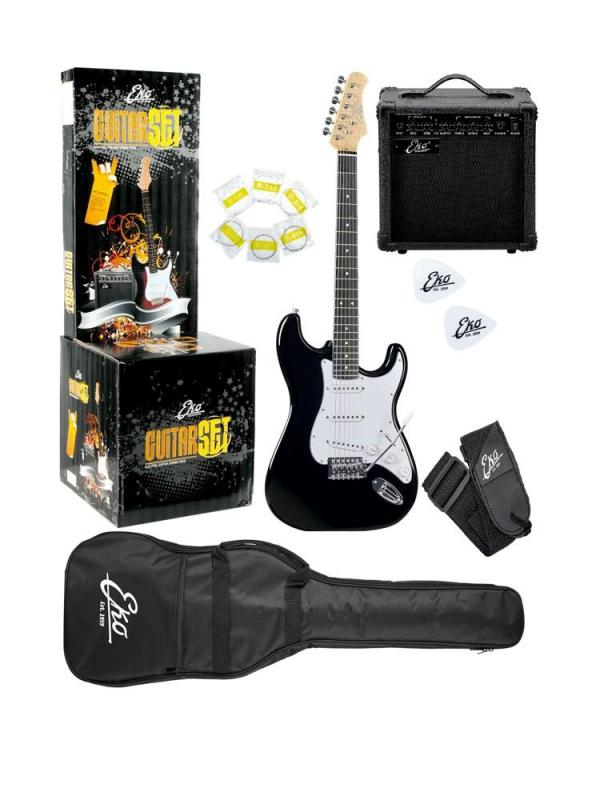 EKO pack complet guitare Stratocaster + ampli 15 w +acc. * 255€ *