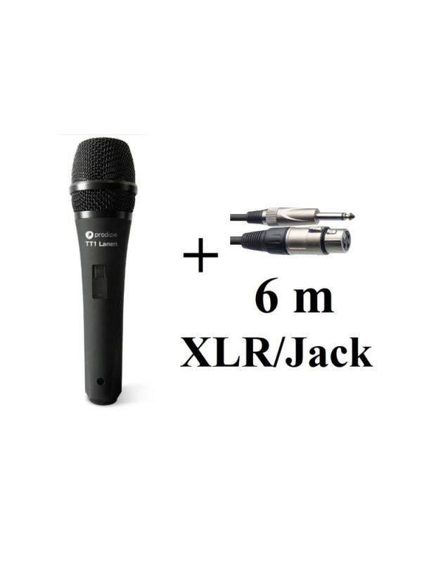 pack micro Prodipe chant TT1 version 2 Ludovic Lanen + câble 6 m XLR-Jack
