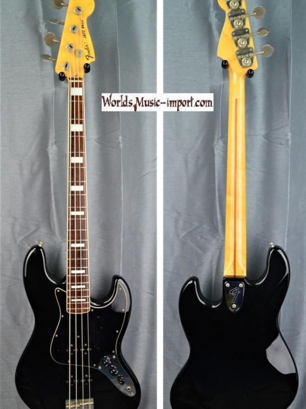 VENDUE... FENDER Jazz Bass JB'75-US Black japan import *OCCASION*