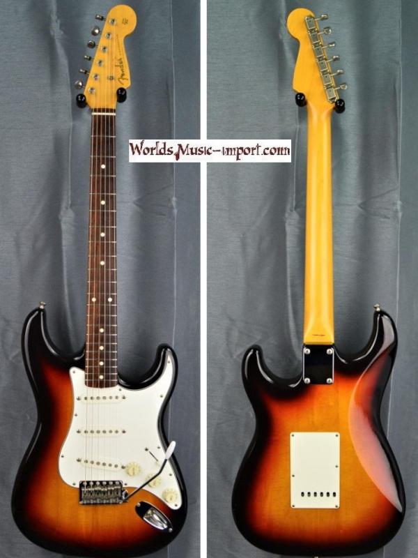 VENDUE... FENDER Stratocaster ST'62 Reissue 1999 3 Tons Sunburst japon import *OCCCASION*