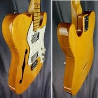 Bubsun telecaster thinline hh ash nat 1970 japan 6 