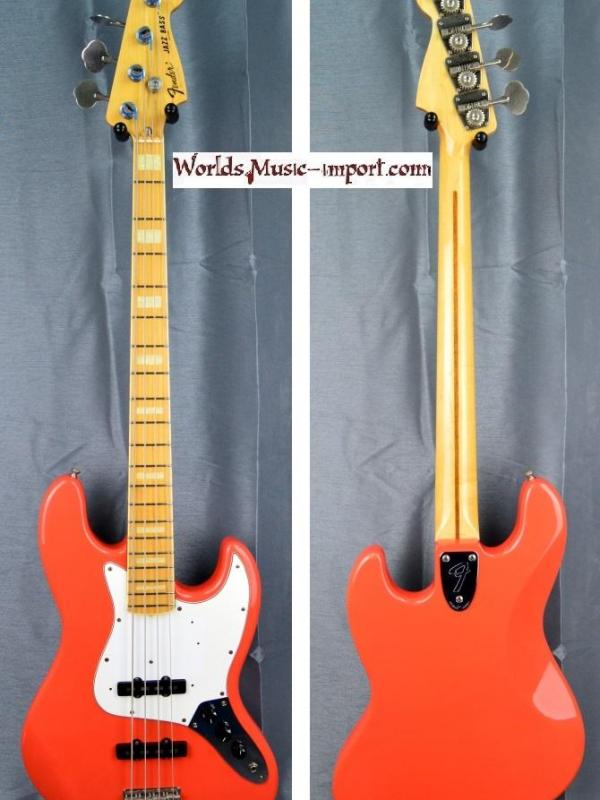 VENDUE... Fender Jazz Bass JB'75-US FRD  1996 FIesta Red 