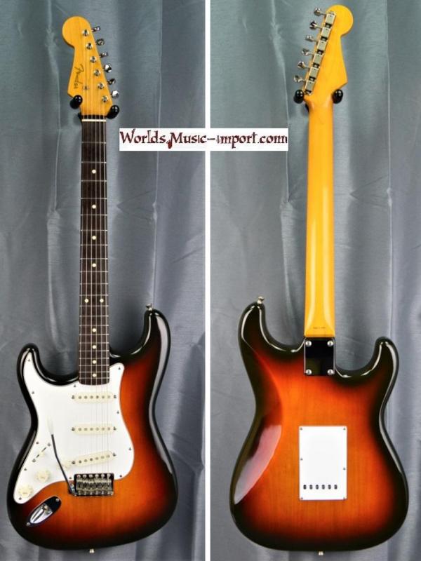 VENDUE... FENDER Stratocaster ST'62-LH SB 'gaucher' 2007 japon import *OCCASION*
