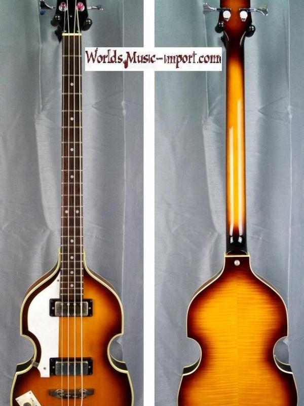 V E N D U E... GRECO VB-80 LH bass violin 'GAUCHER' 2001 Sunburst Beatles japon import *OCCASION*