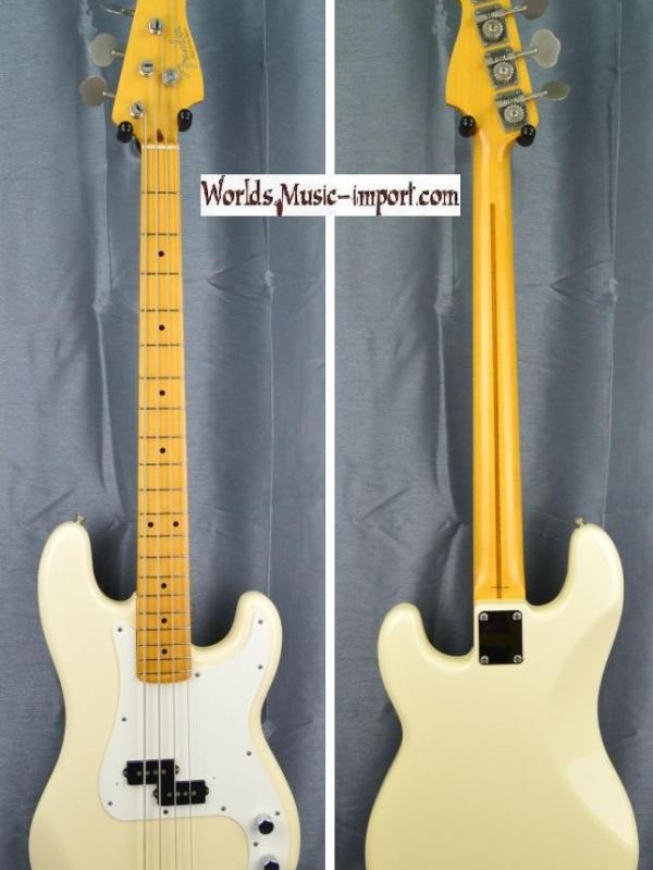 VENDUE... FENDER Precision BassPB '57 White 1993 Japon import *OCCASION*