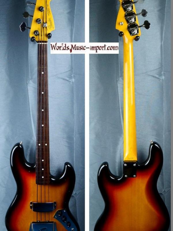 VENDUE... FENDER Jazz Bass JB'62-US FL 3ts Fretless 2004 japon import *OCCASION*