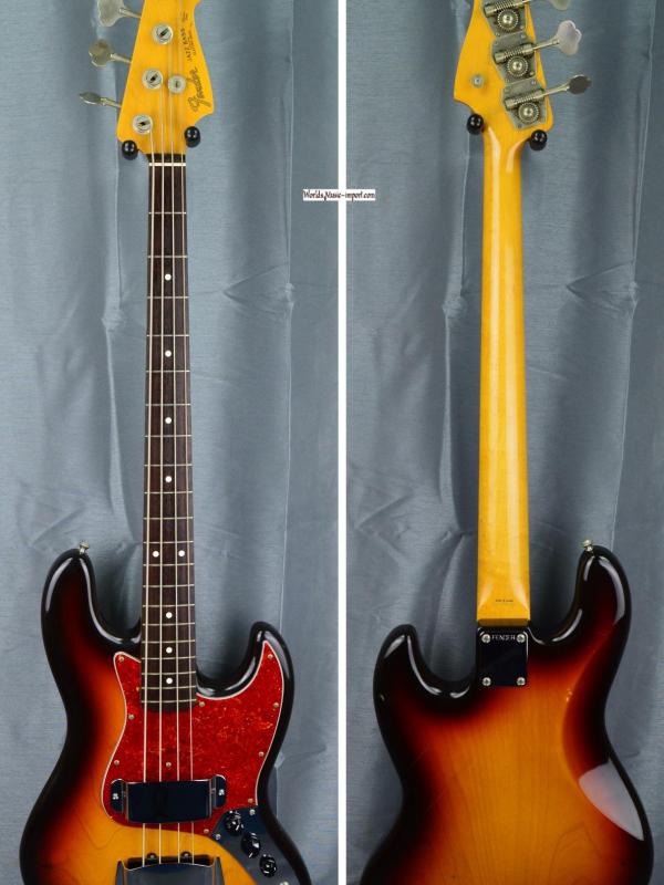 VENDUE... FENDER Jazz Bass JB'62-95 US 3TS 1991 RARE japon  *OCCASION*