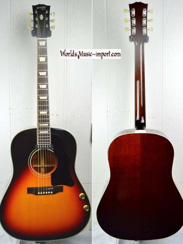 VENDUE... Orville GIBSON Folk J-160 E VSB 1991 RARE japon import *OCCASION*