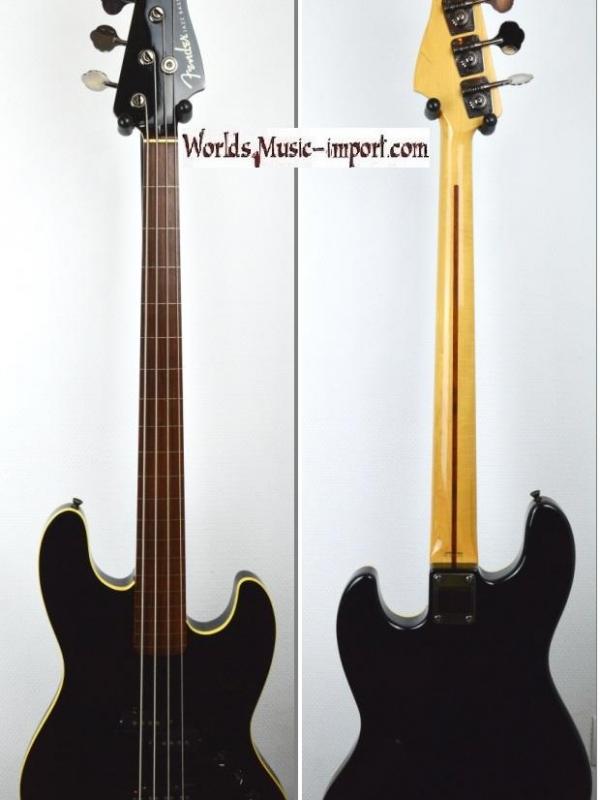 VENDUE... FENDER Jazz Bass Aerodyne AJB Deluxe  'Fretless' Black 2002 ' RARE ' Japon import*OCCASION*