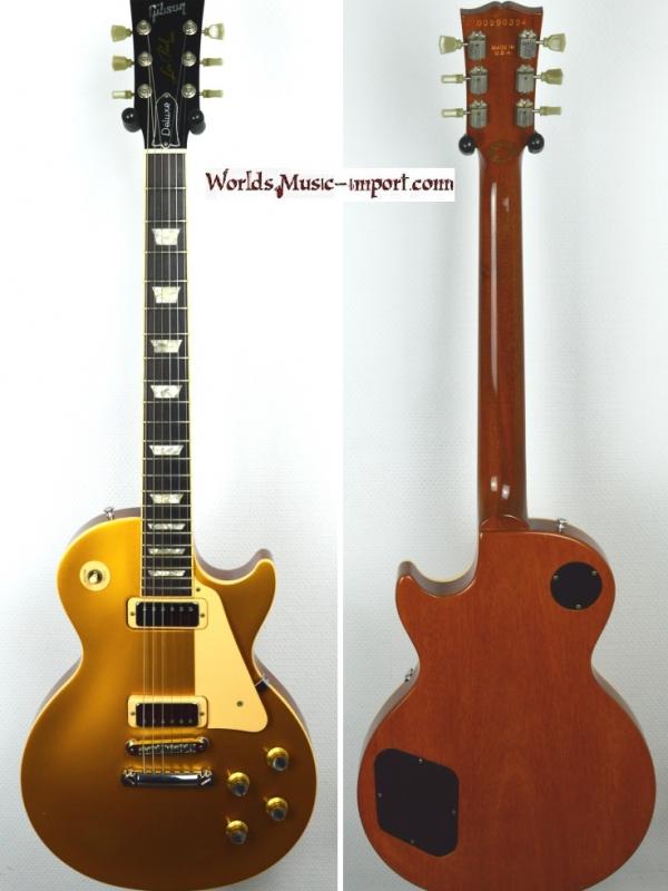 VENDUE... GIBSON Les Paul Deluxe Goldtop 'Limited' 2000 import *OCCASION*