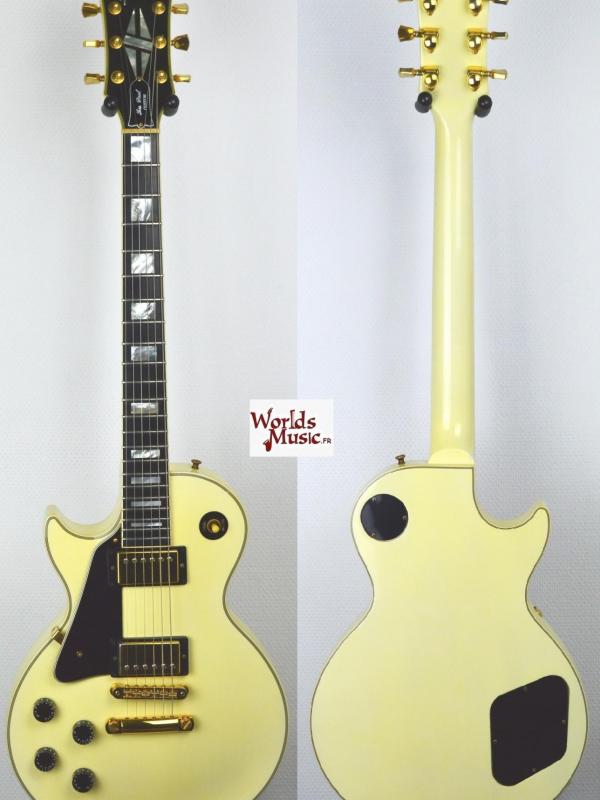 VENDUE... GIBSON Les Paul CUSTOM LH Gaucher White 1993 USA *OCCASION*