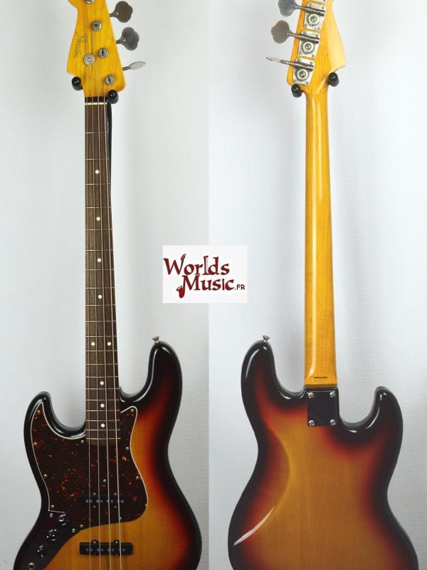 VENDUE... FENDER Jazz Bass 62' LH 3TS Gaucher 2010 Japan   *OCCASION*