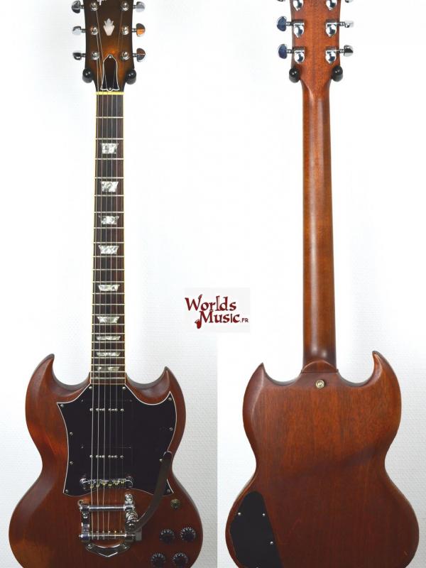 VENDUE... GIBSON SG Standard Bigsby 1986 Natural US Import! *OCCASION*