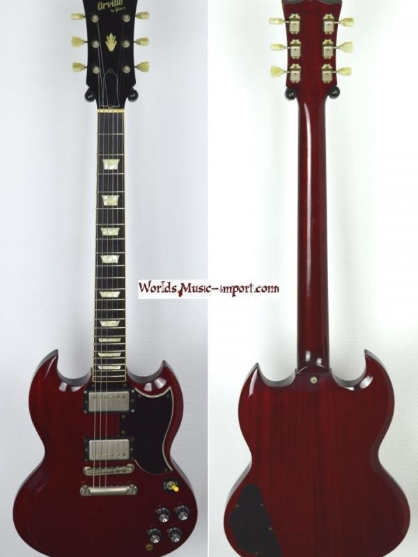 VENDUE.. ORVILLE by Gibson SG '61 cherry 1989 japon import *OCCASION*
