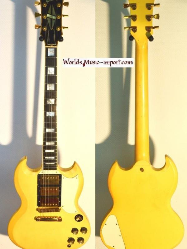 VENDUE... GIBSON LES PAUL 61' SG CUSTOM 1988 White USA import *OCCASION*