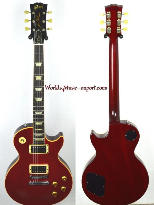 VENDUE... GIBSON Les Paul Classic PLUS 1993 Winred Flame USA *OCCASION*