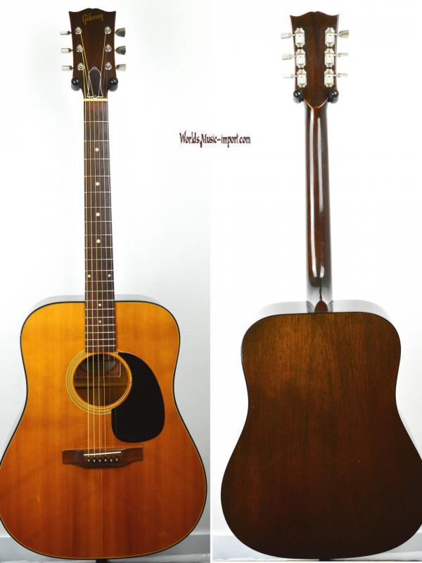 VENDUE... GIBSON Folk J-50 Natural Gloss 1970 USA import *OCCASION*