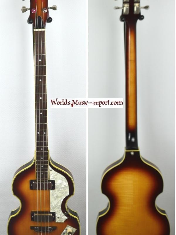 VENDUE... GRECO Violin Bass VB-500 Sunburst 1981 Beatles Japon *OCCASION*