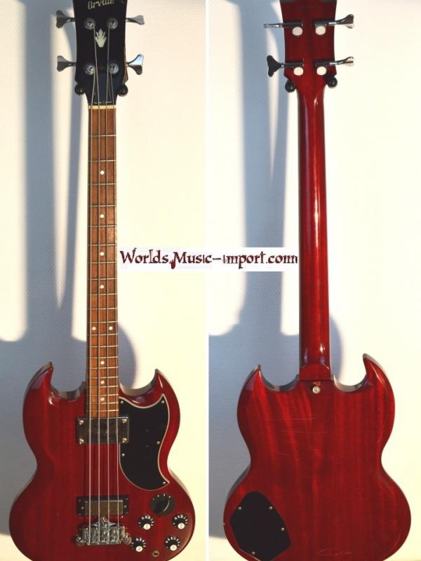 VENDUE... ORVILLE SG BASS EB-3 Heritage Cherry 1998 Japon RARE *OCCASION*