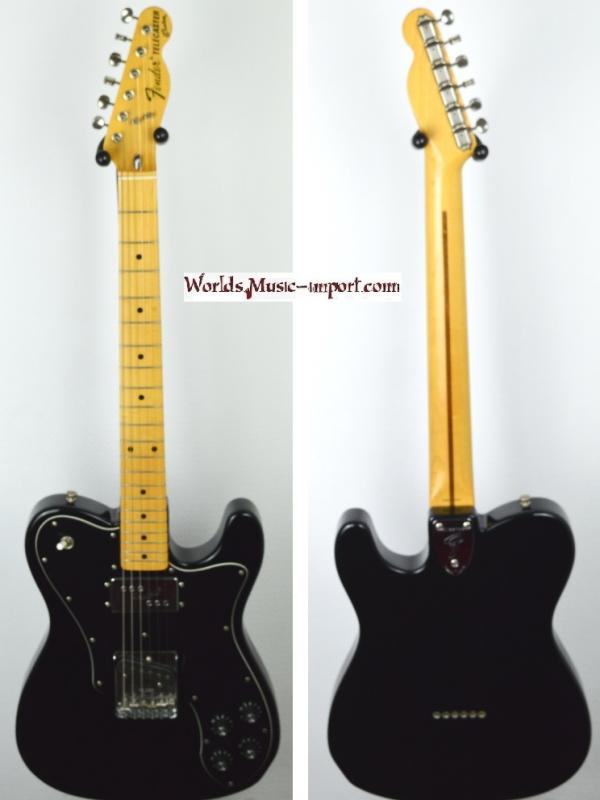 VENDUE... FENDER Telecaster 72' CUSTOM Black JV 1983 Japan *OCCASION*