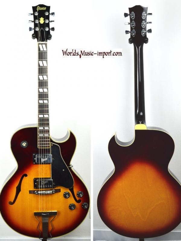 VENDUE... GRECO Jazz FA-67' Sunburst 1973 Japon Import ES175 1973 Japon import *OCCASION*