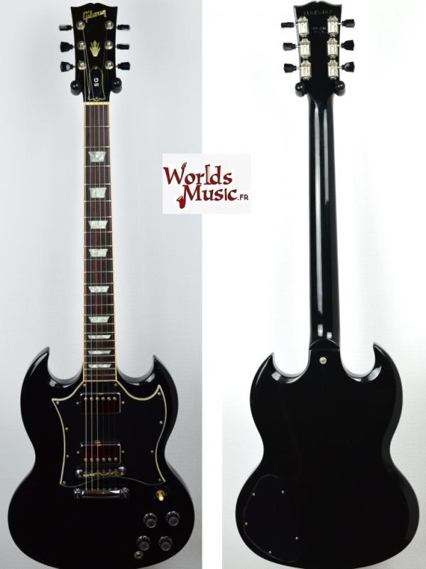 VENDUE... GIBSON SG Standard Black 2002 USA Import *OCCASION*