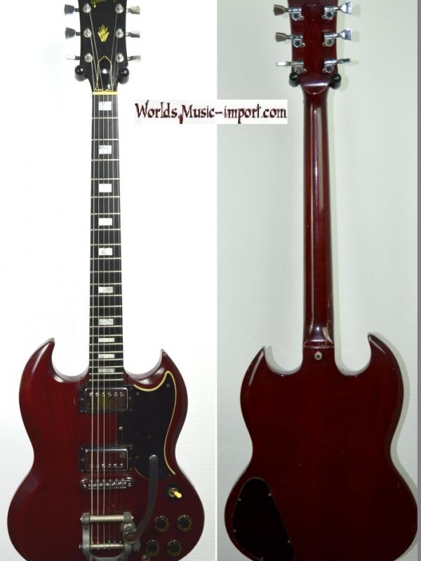 VENDUE... GIBSON SG Standard Cherry 1975 Bigsby USA Import *OCCASION*