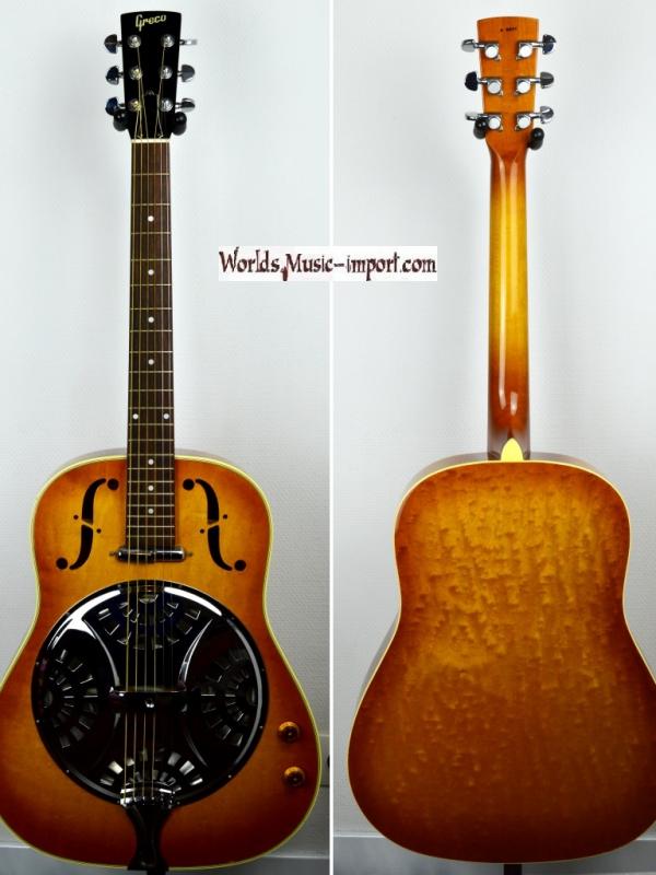 VENDUE... Greco DP-100 DOBRO 1989 TeaBurst Electro-Acoustic RARE japon import *OCCASION*