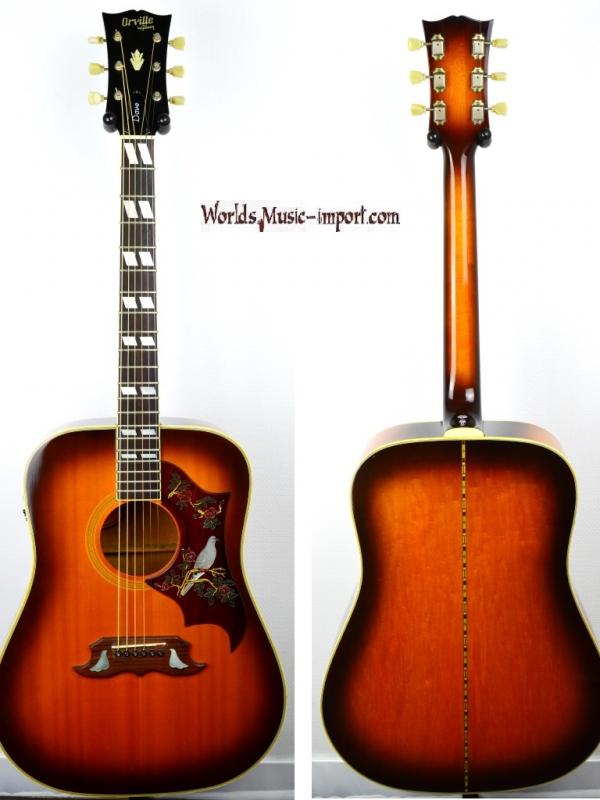 VENDUE... Orville by GIBSON Folk DOVE 1991 VSB japon import  *OCCASION*