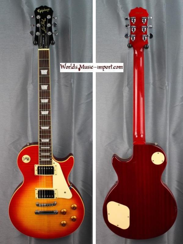 Epiphone by GIBSON Les Paul Standard Cherry Sunburst Flame 2003 import *OCCASION*