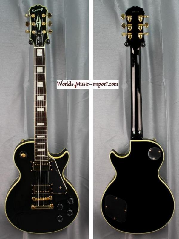 V E N D U E... Epiphone by GIBSON Les Paul Custom Black 2005 import japon *OCCASION*