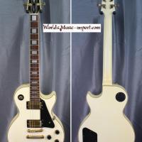 Epiphone by gibson les paul custom white 1997 korea 7 