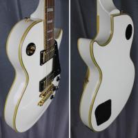 Epiphone by gibson les paul custom white 2006 korea import japan 3 