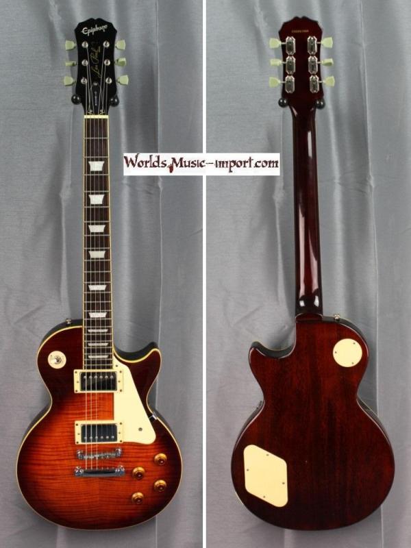 EPIPHONE by GIBSON Les Paul Standard 2002 - VSB Vintage Sunburst flame AA - KOREA - Japan Import *OCCASION*