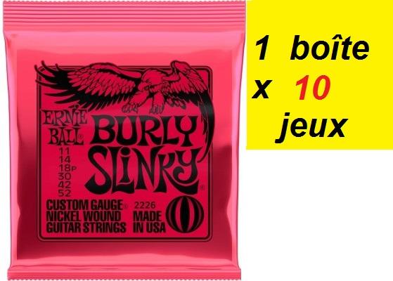 Ernie ball slinky nickelwound burly slinky 11 52