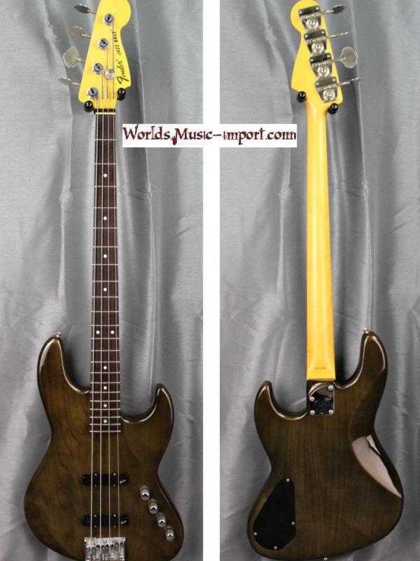 V E N D U E... FENDER Jazz Bass JBR-800 1988 MBR Ash Walnut Active Japon import *OCCASION*