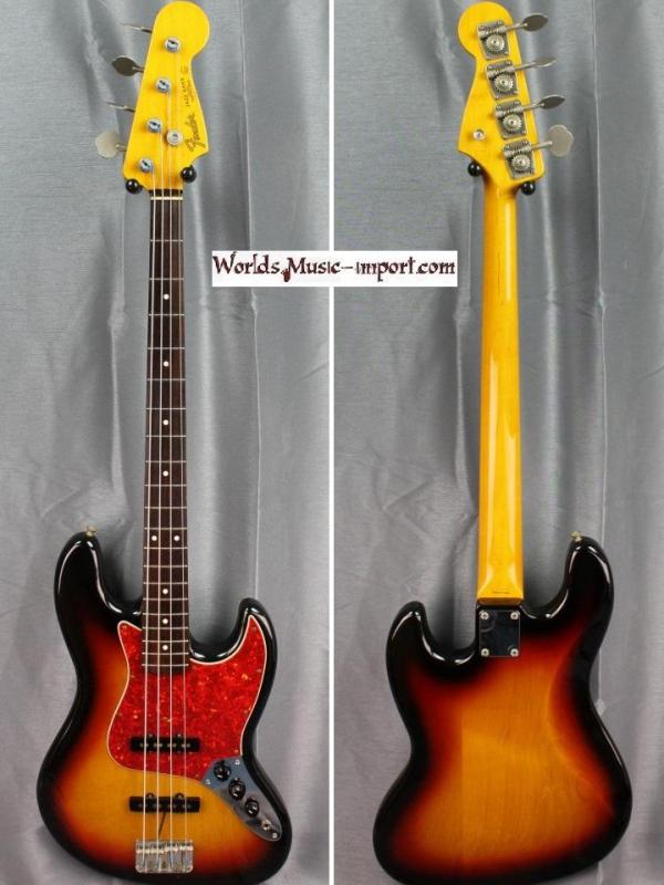 FENDER Jazz Bass JB-62' 1998 - 3TS sunburst- Japan Import *OCCASION*