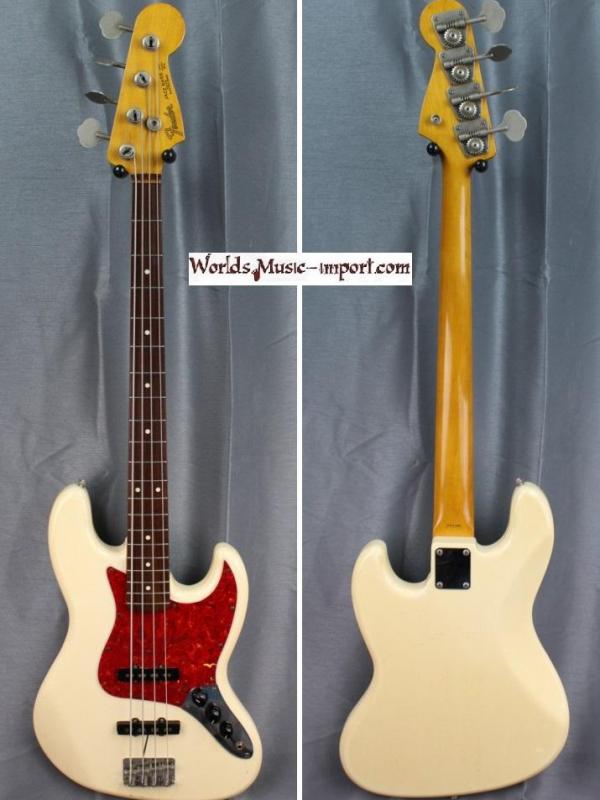 Fender jazz bass jb 62 dal white 1994 japan import 3 