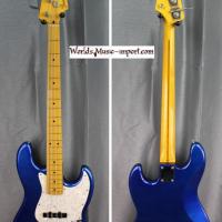 Fender jazz bass jb 62 dark blu 1994 order made japan import 21frets 18 