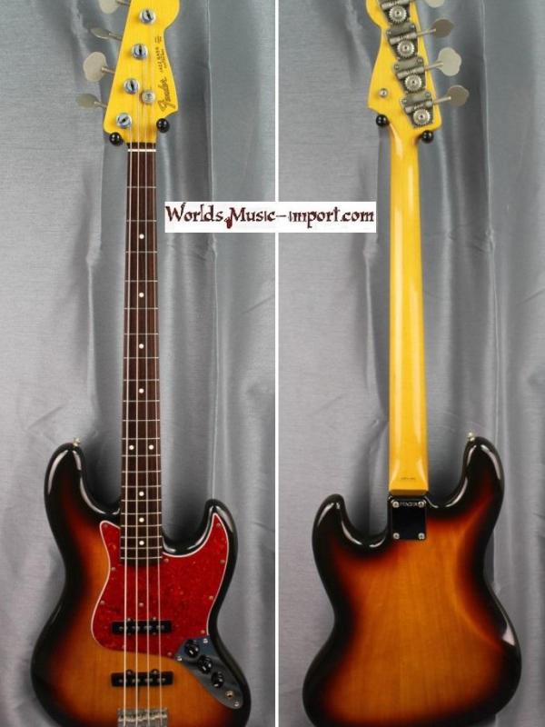 V E N D U E... FENDER Jazz Bass JB-62' 1992 - 3TS Sunburst - Domestic 'Nitro' japan import *OCCASION*