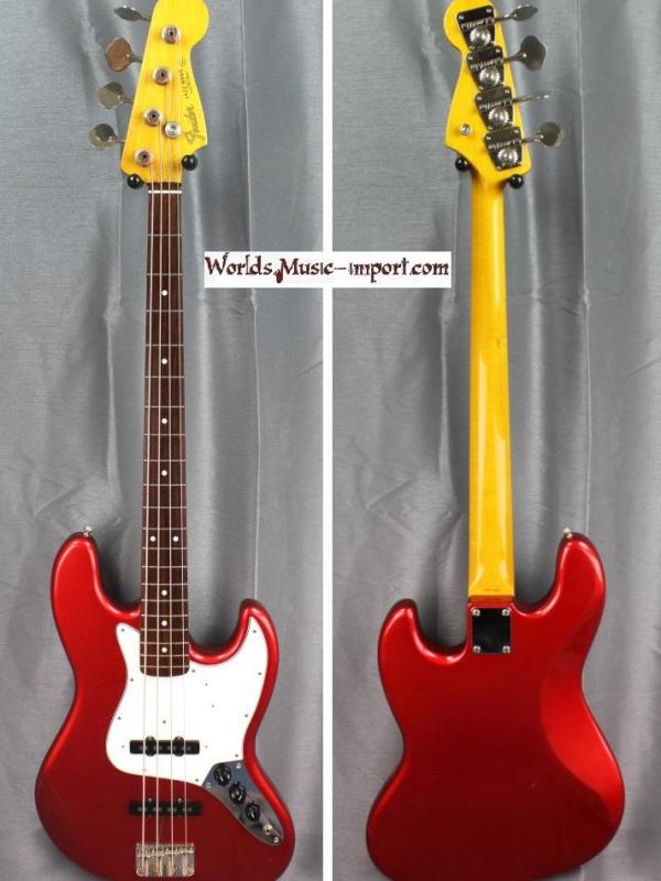 FENDER Jazz Bass JB-62' US 2000 - CAR Candy Apple Red - Japan Import *OCCASION*