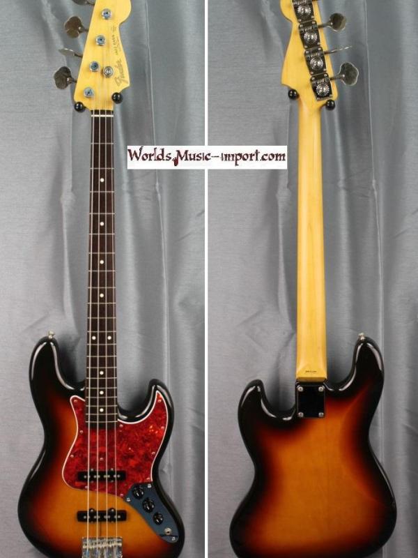 V E N D U E... FENDER Jazz Bass JB-62M 'Medium Scale' 1994 - 3TS Sunburst - RARE japan import *OCCASION*