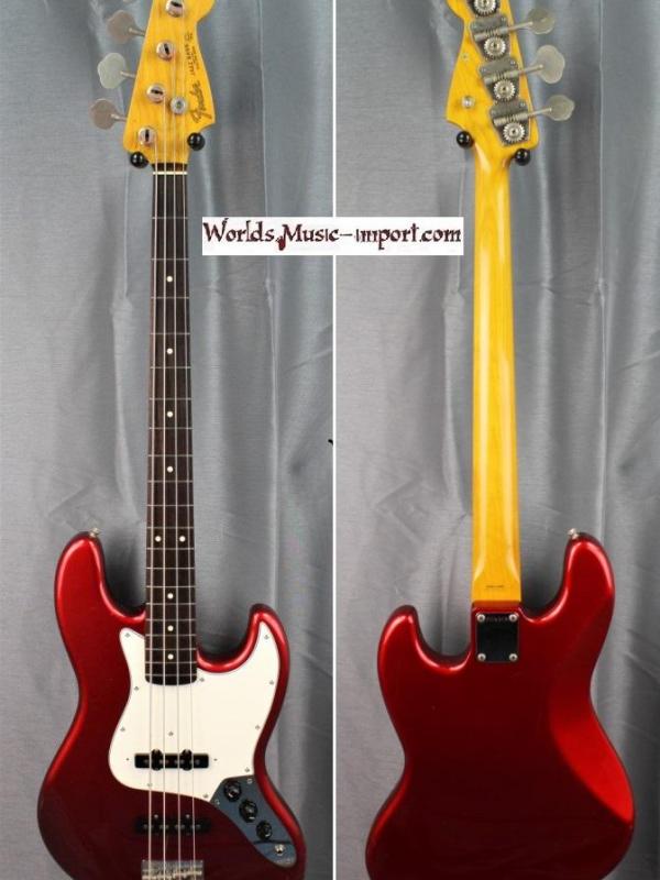 V E N D U E... FENDER Jazz Bass JB'62 Domestic 1989 - CAR Candy Apple Red - japan import *OCCASION*