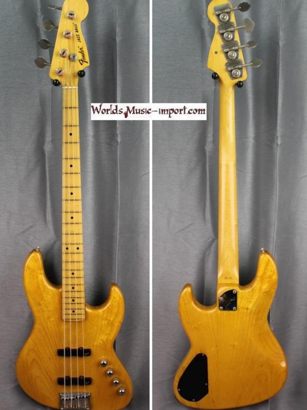 V E N D U E... FENDER Jazz bass JBR-80M 1989 - Ash nat NITRO - RARE japan import *OCCASION*