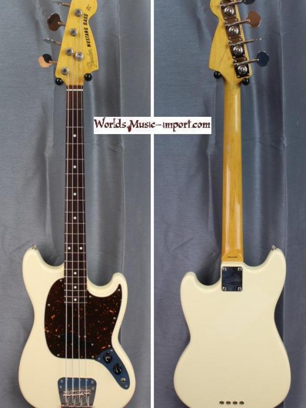 FENDER Mustang Bass MB98-70SD Short Scale 2013 - White - Japan Import *OCCASION*