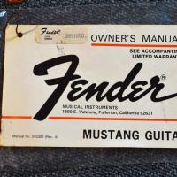 Fender mustang usa white 1978 import 35 